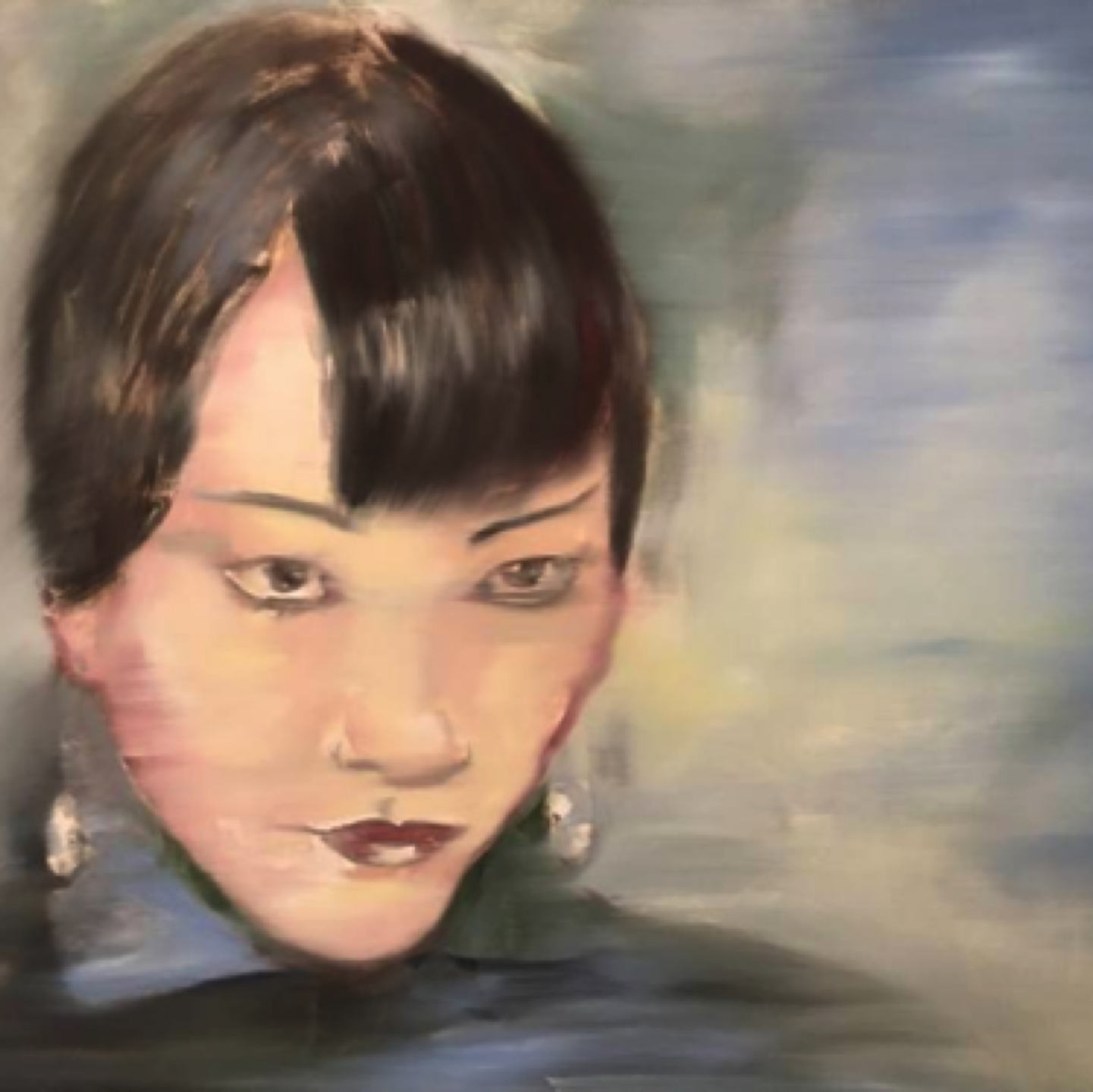 Gregg Chadwick
Anna May Wong
36"x48"oil on linen 2015
Ailsa Chang Collection, Culver City, California
Sold by Saatchi Art - June,2020